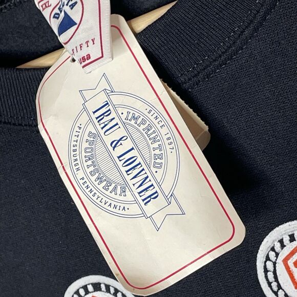 Vintage 90s NWT Oregon State Beavers Sweater Pullover Adult 2XL Black Sweatshirt - Picture 4 of 5